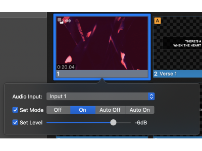 propresenter 7 video input audio